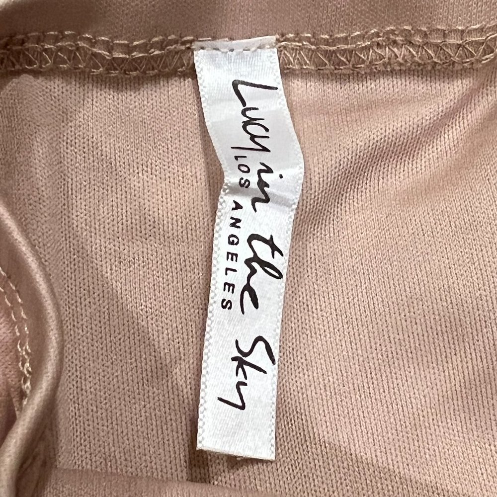 NWOT Party Girl Glitter Mesh Set in Gold XS - Picture 7 of 10